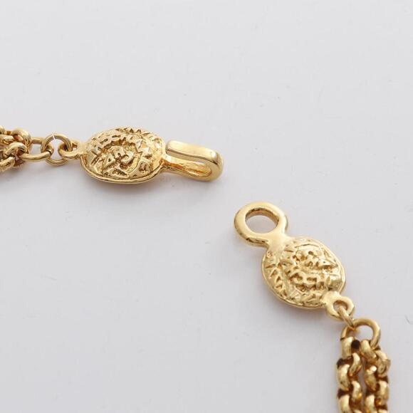 CHANEL Gold Logo Necklace - Picture 5 of 9